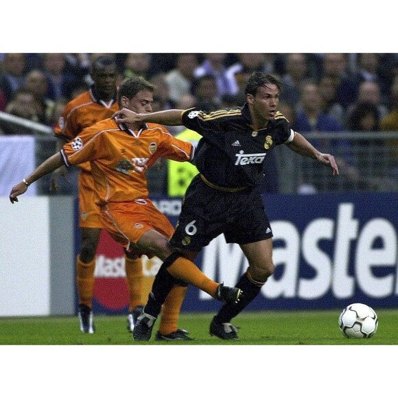 Redondo Real Madrid Black Away UEFA FINAL 1999 2000 Soccer Jersey XL SKU# 627113 - Picture 10 of 10